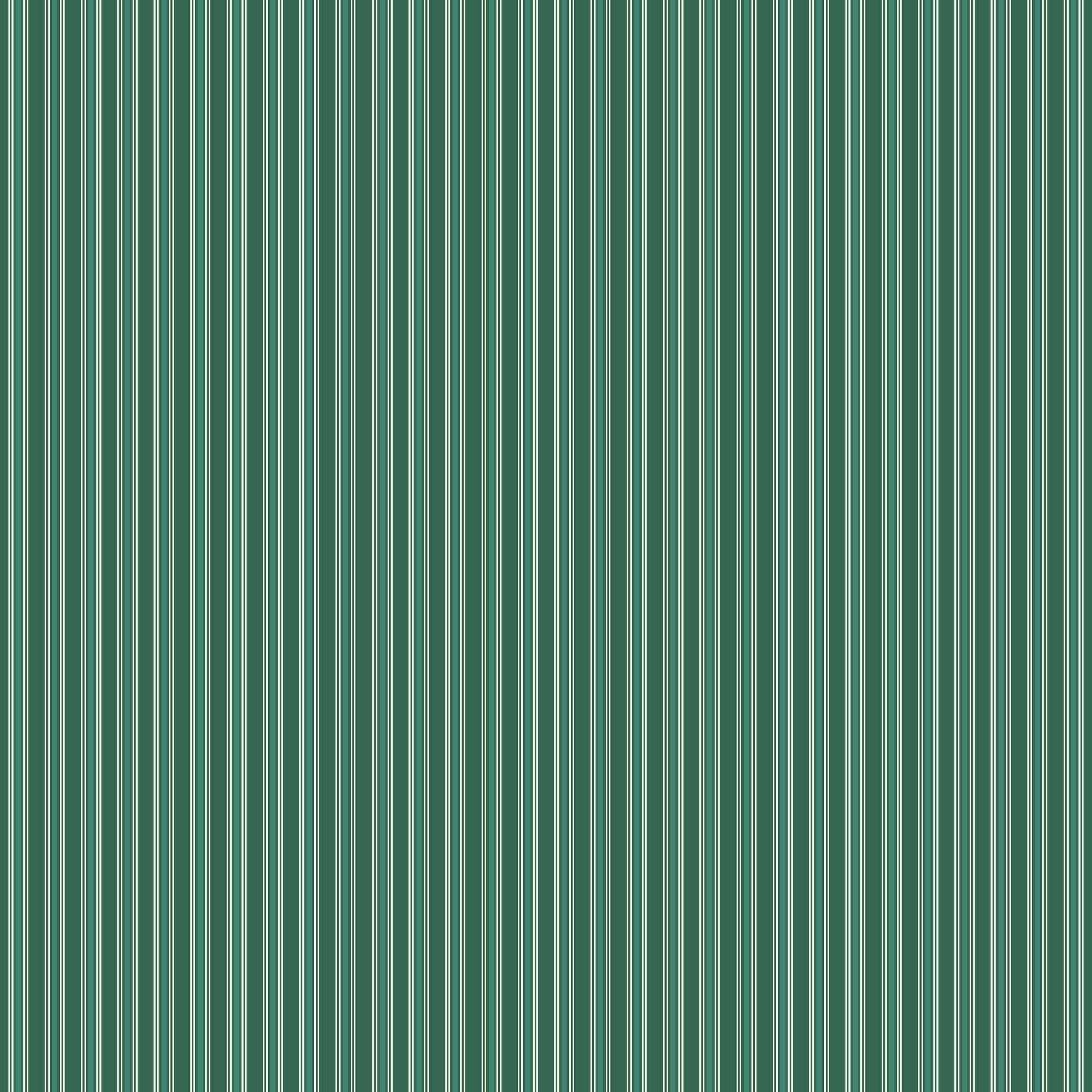 Merry Little Christmas - Stripes Green - Yardage