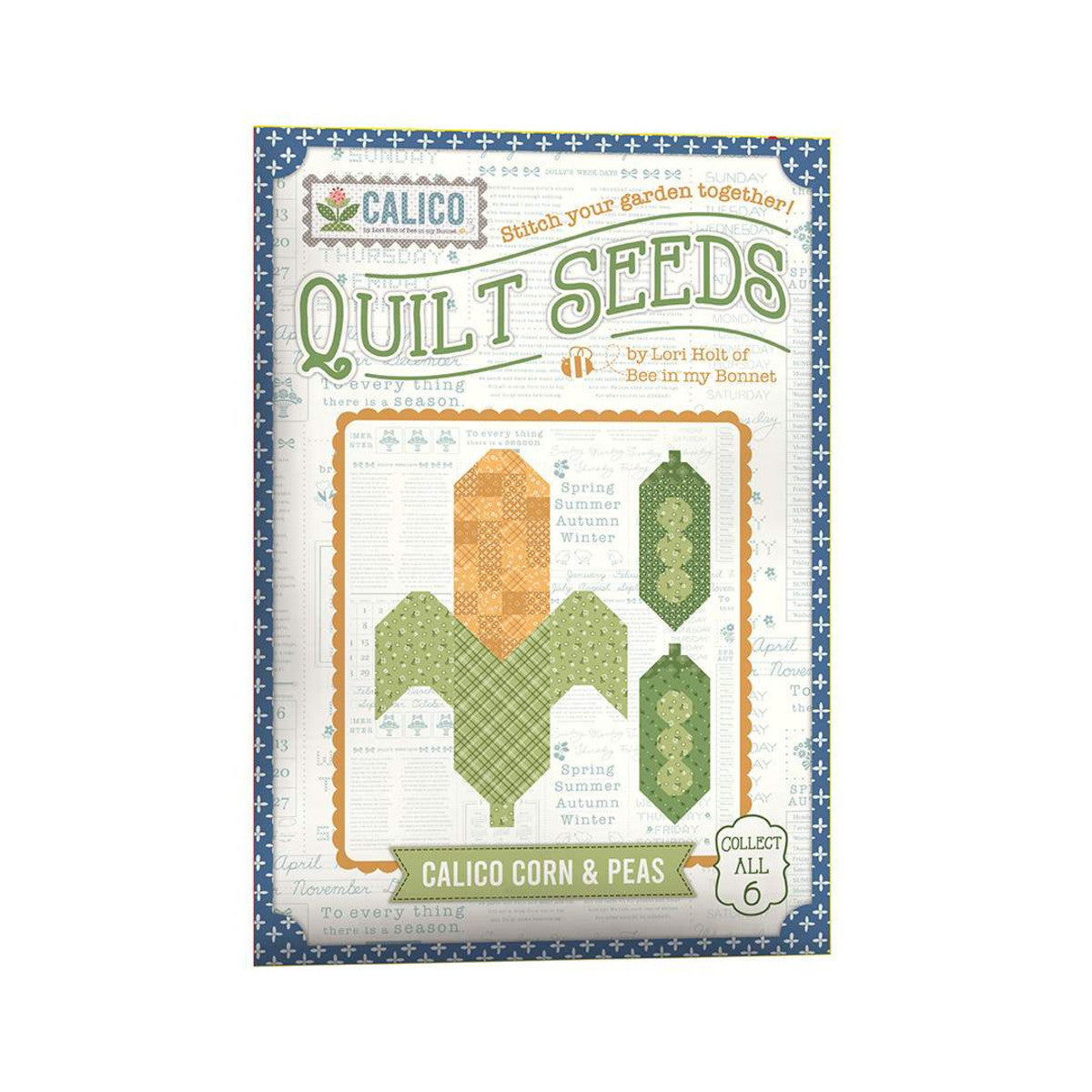 Lori Holt Quilt Seeds™ Pattern Calico Corn & Peas
