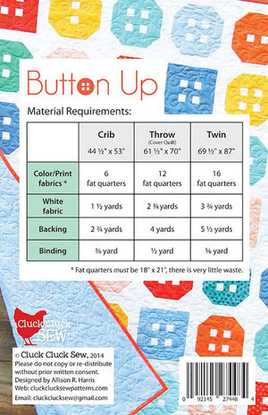Button Up - Quilt Pattern