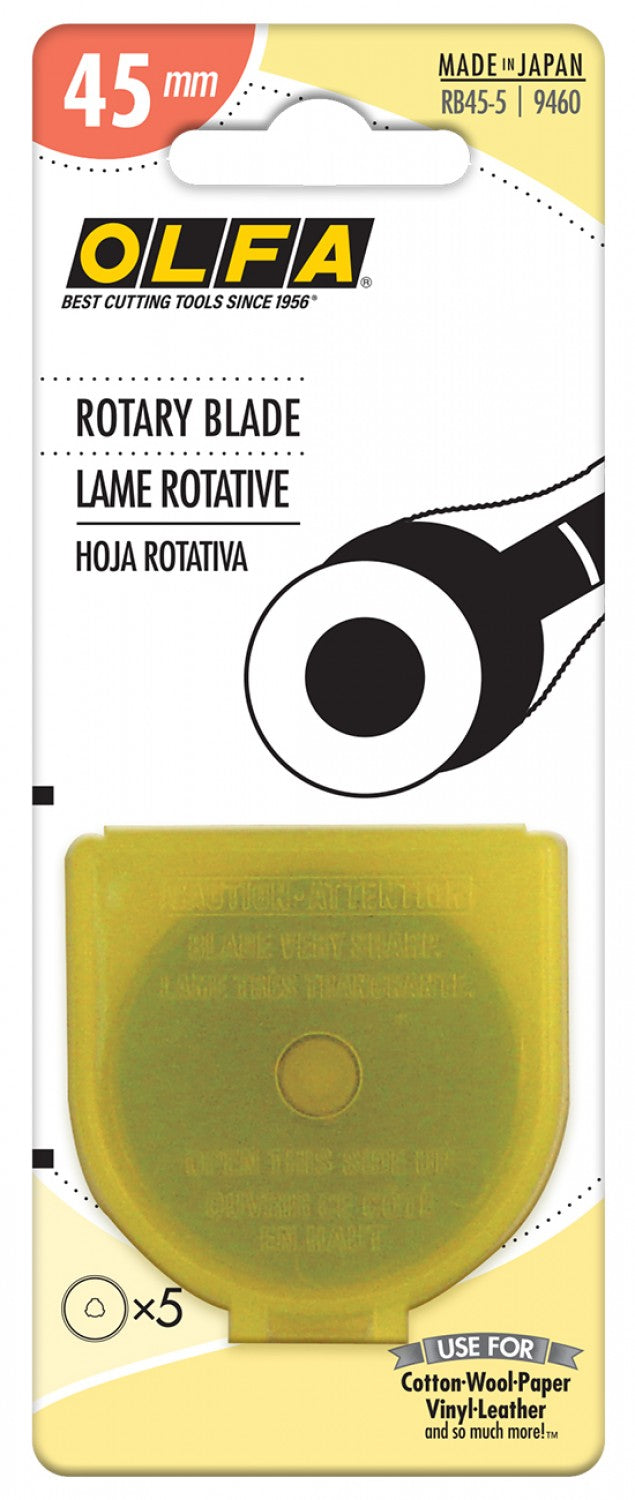 OLFA Rotary Blade - 45mm - 5 Pack