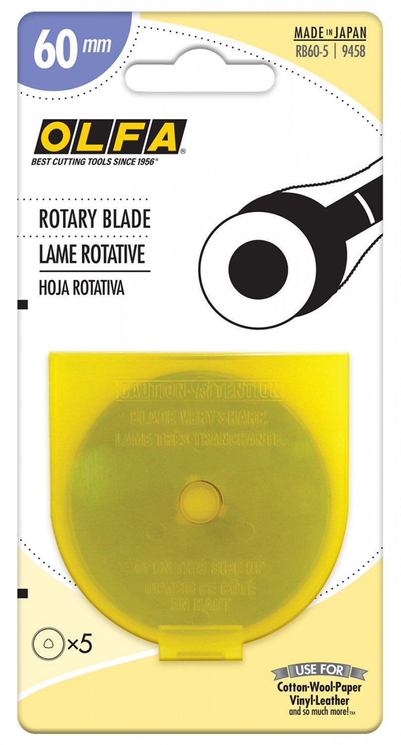 OLFA Rotary Blade - 60mm - 5 Pack