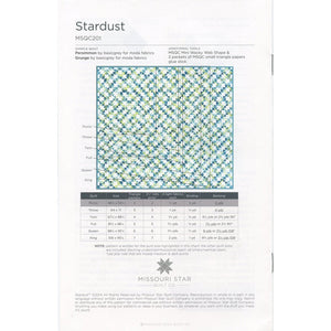 Stardust Quilt Pattern by MSQC