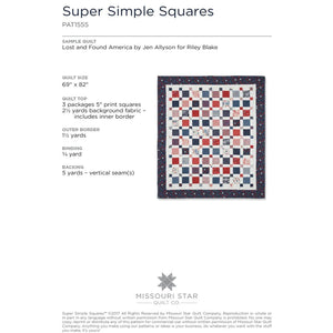 Super Simple Squares Quilt Pattern by MSQC