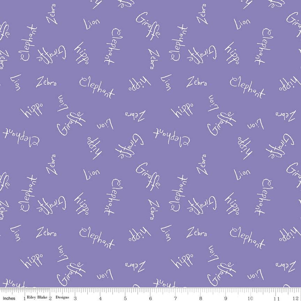 Colorful Friends - Words Wisteria - Yardage