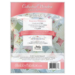 Cathedral Window Quilt & Pillow Pattern