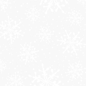 Snowflakes - Ultra White - Yardage