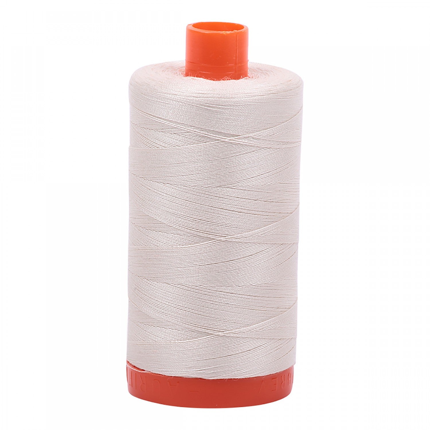 Aurifil Mako Cotton Thread Solid 50wt 1422yds Silver White