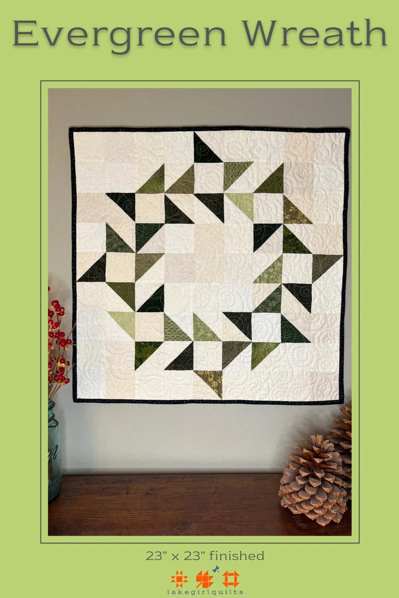 Evergreen Wreath Quilt Pattern
