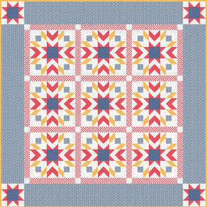 Gingham Star Quilt Pattern