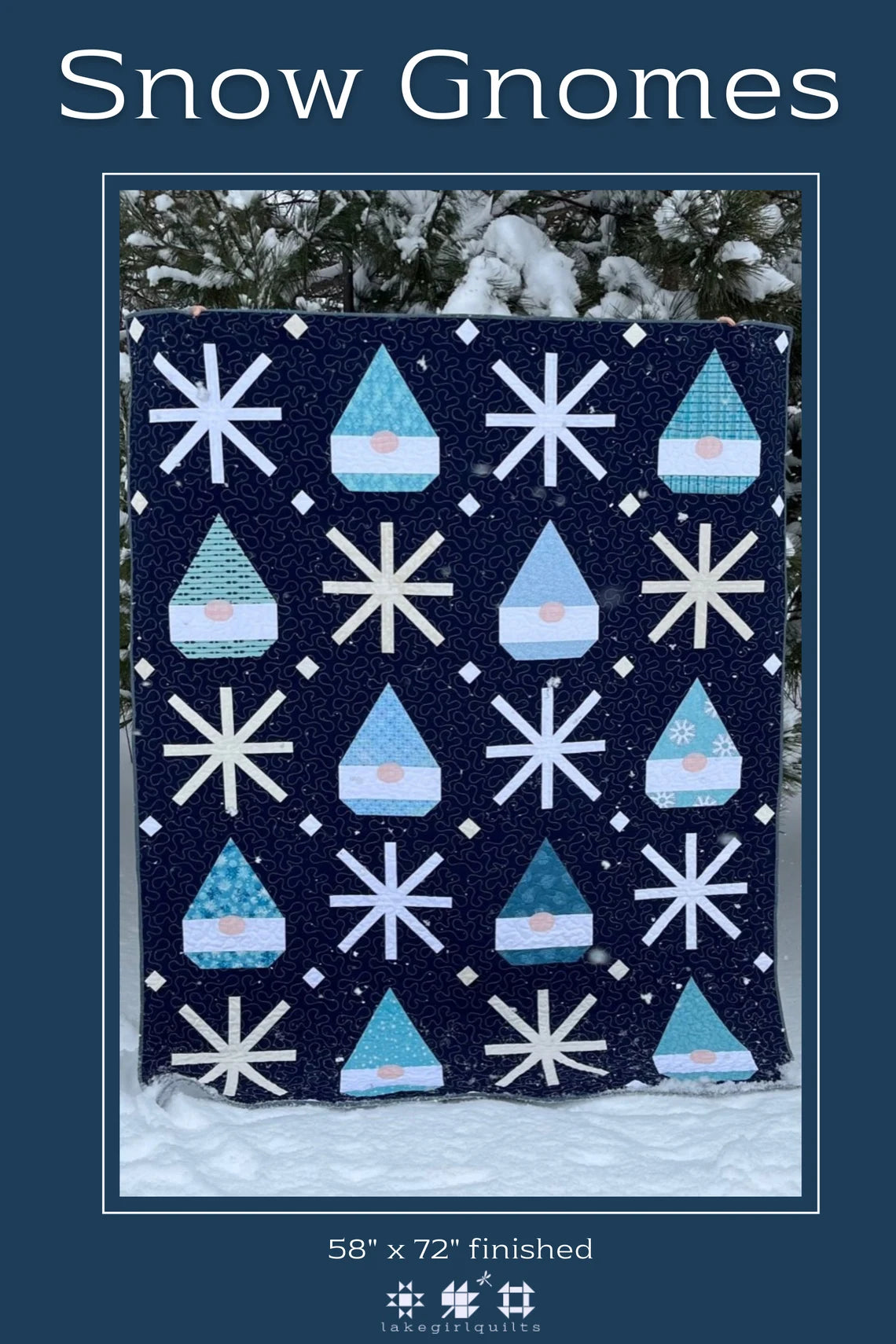 Snow Gnomes Quilt Pattern