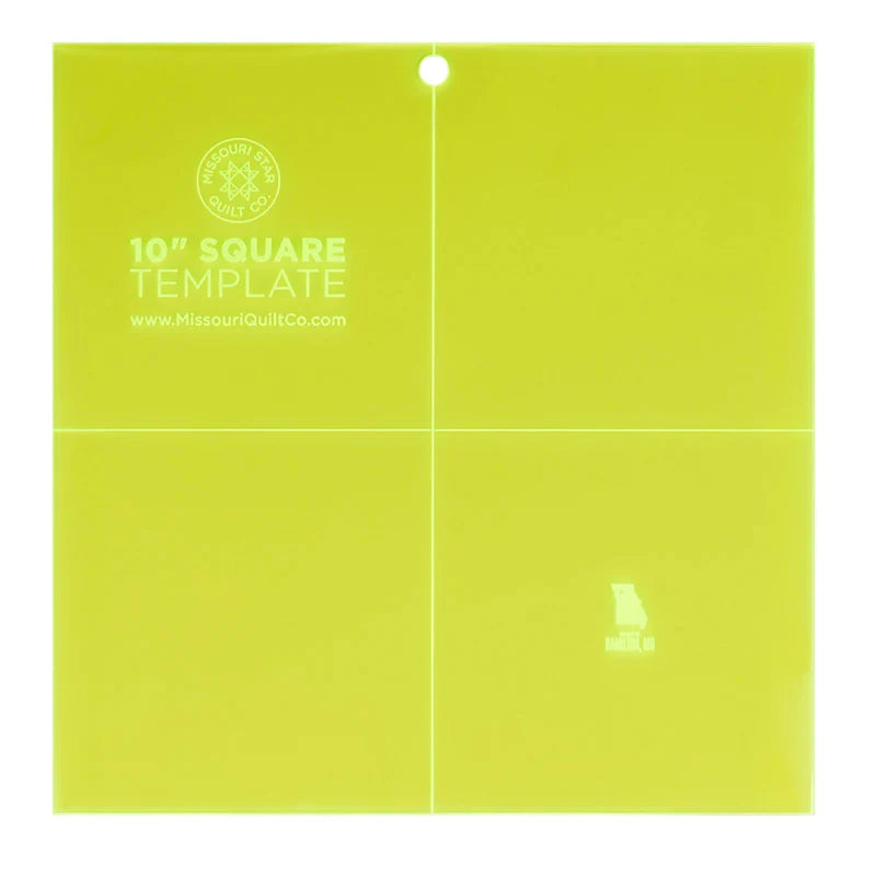 MSQC 10" x 10" Square Template