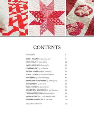 Red & White Quilts - 14 Quilts with Timeless Appeal