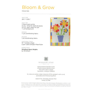 Bloom & Grow Quilt Pattern by MSQC
