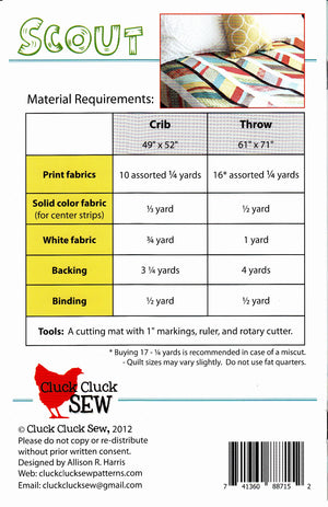 Scout - Quilt Pattern