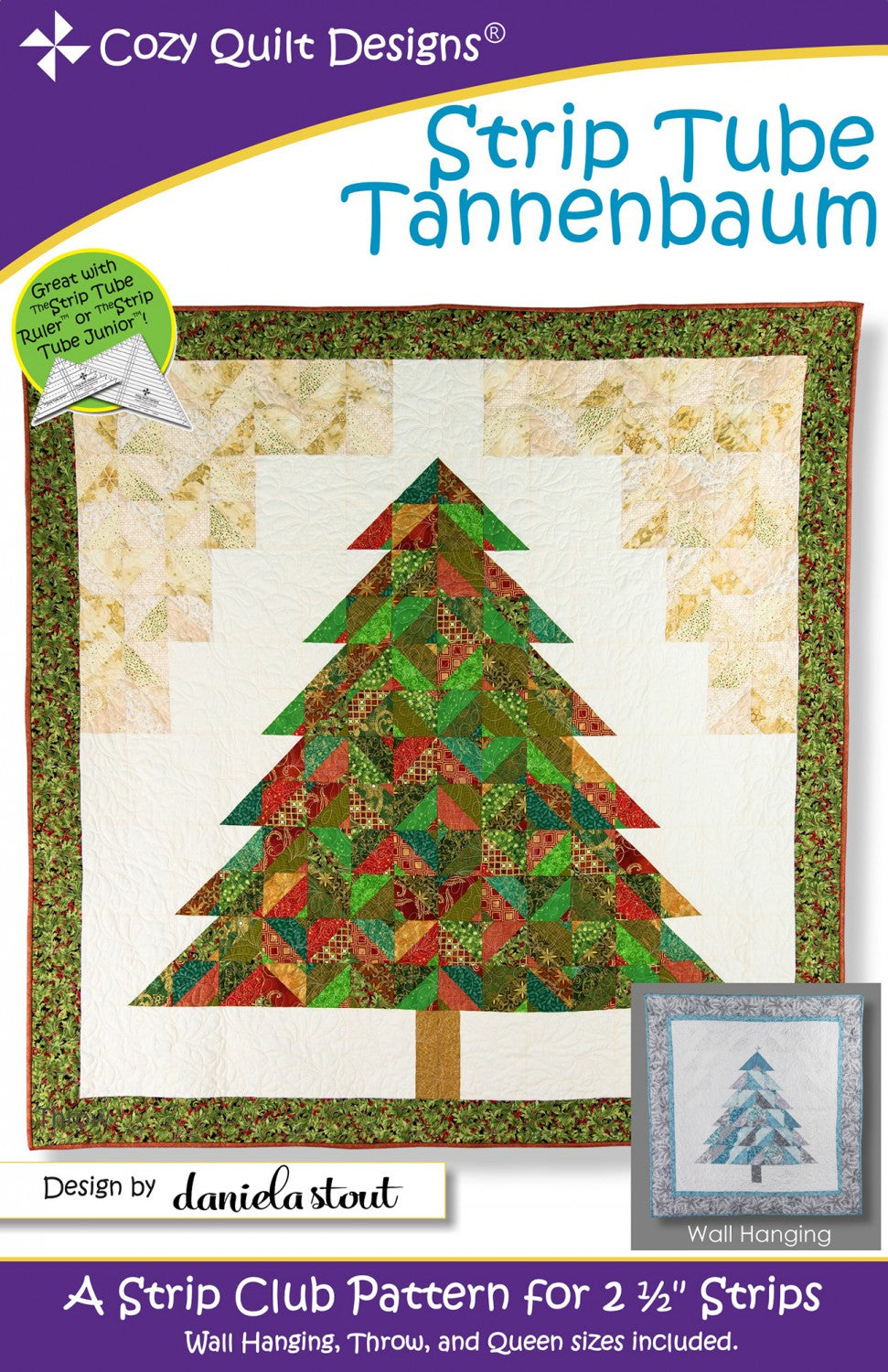 Strip Tube Tannenbaum Quilt Pattern