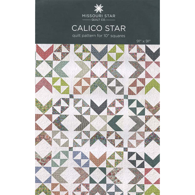 Calico Star Quilt Pattern by MSQC