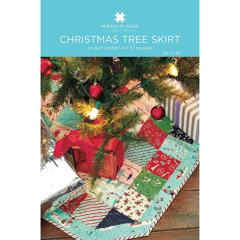 Christmas Tree Skirt Quilt Pattern by MSQC