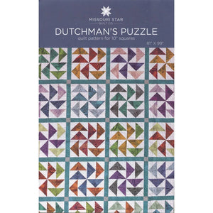Dutchman's Puzzle Quilt Pattern by MSQC