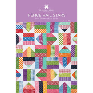 Fence Rail Stars Quilt Pattern by MSQC
