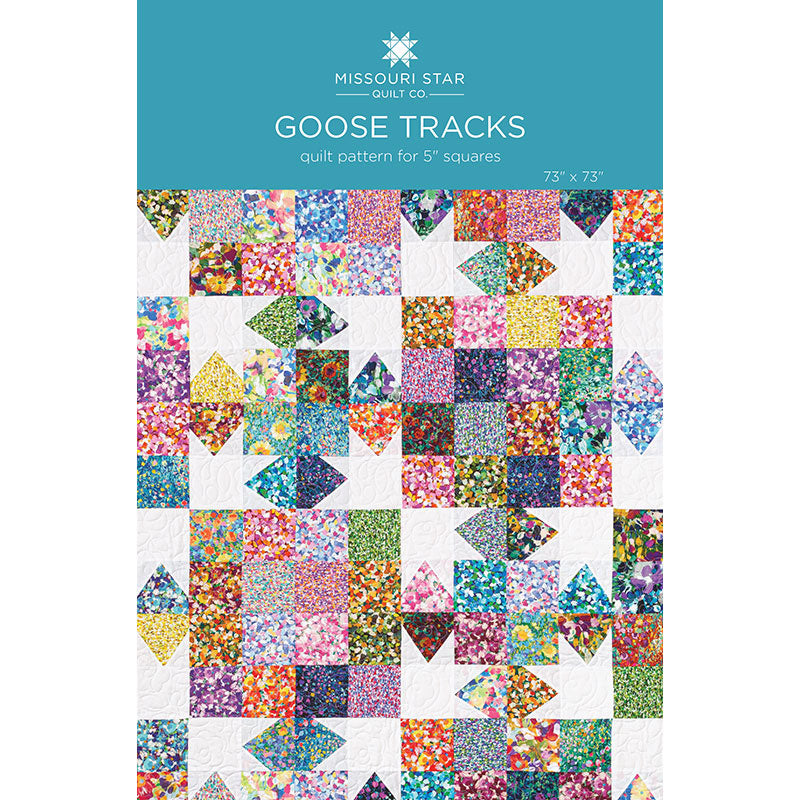 Goose Tracks Quilt Pattern by MSQC