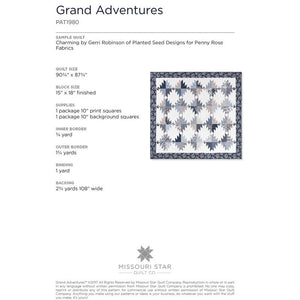 Grand Adventures Quilt Pattern by MSQC