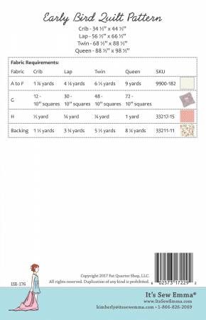 Early Bird - Quilt Pattern