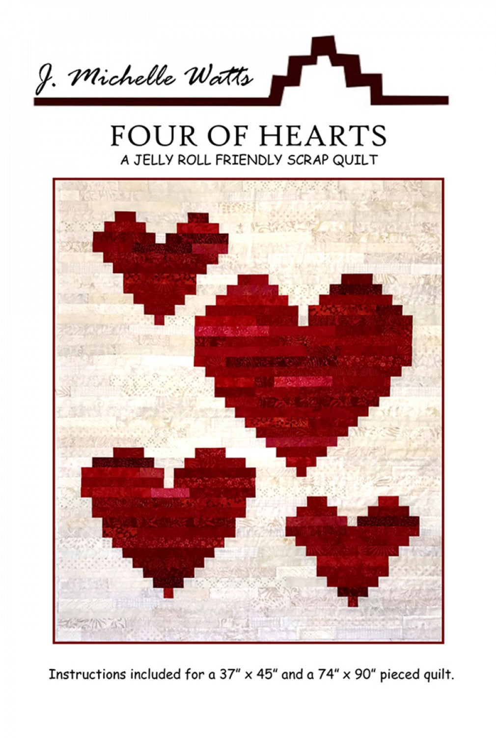 Four of Hearts Quilt Pattern