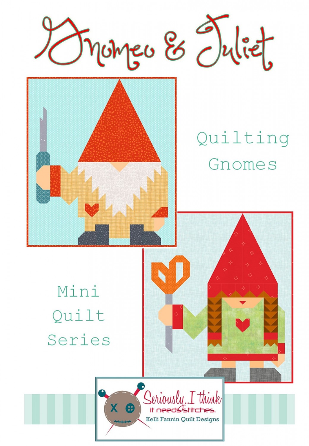 Gnomeo & Juliet Mini Quilt Pattern