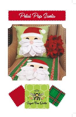 Petal Pop Santa Pillow and Table Runner Pattern