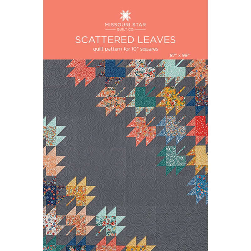 Scattered Leaves Quilt Pattern by MSQC