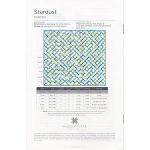 Stardust Quilt Pattern by MSQC