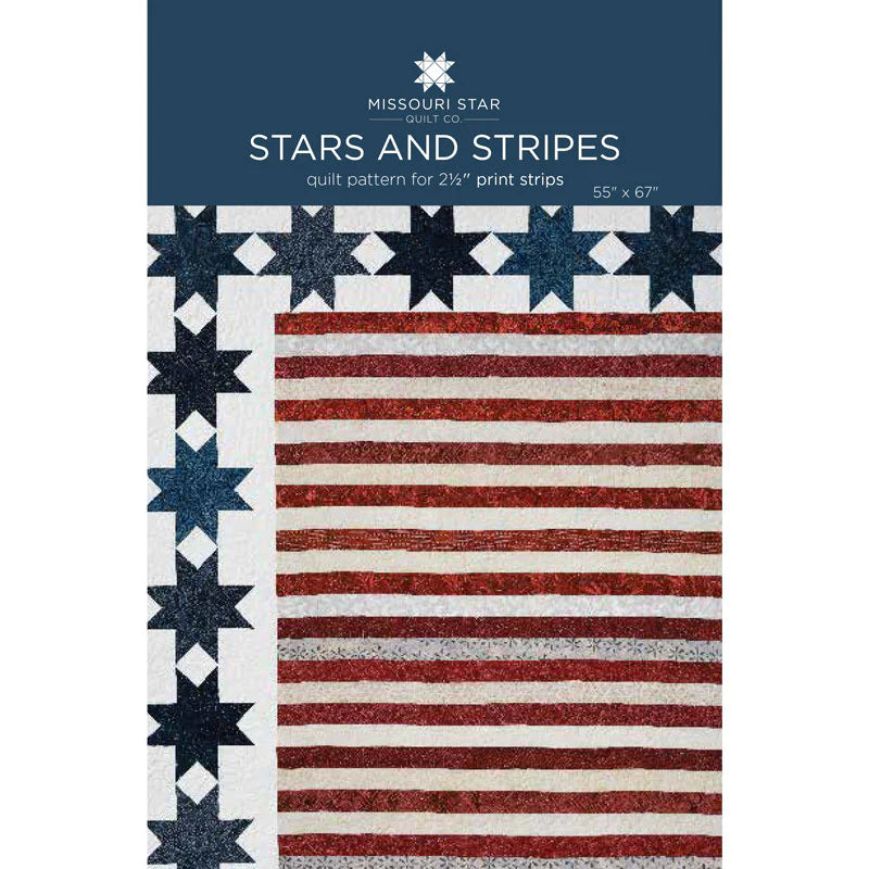 Stars and Stripes Quilt Pattern by MSQC