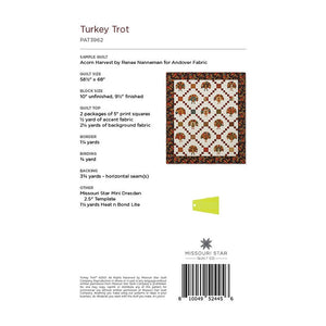 Turkey Trot Quilt Pattern by MSQC