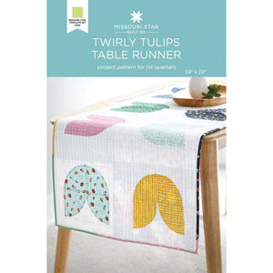 Twirly Tulips Table Runner Pattern by MSQC