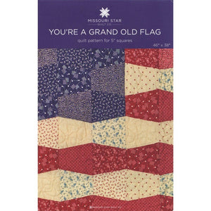 You're a Grand Old Flag Quilt Pattern by MSQC