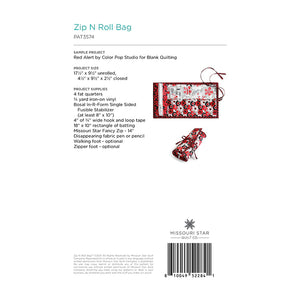Zip N Roll Bag Pattern by MSQC