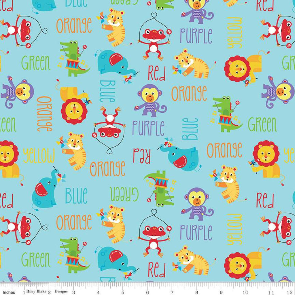 Fisher-Price - Main Aqua - Yardage
