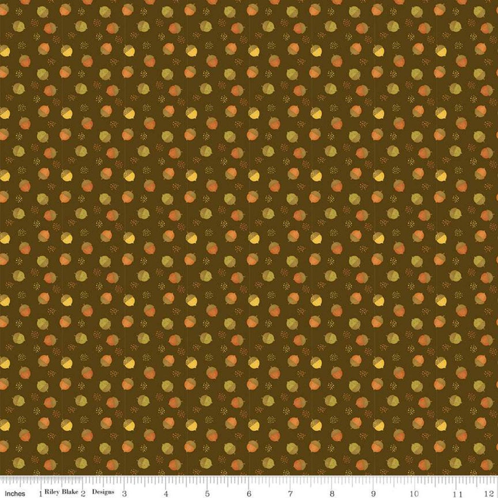 Adel in Autumn - Acorns Chocolate - Yardage