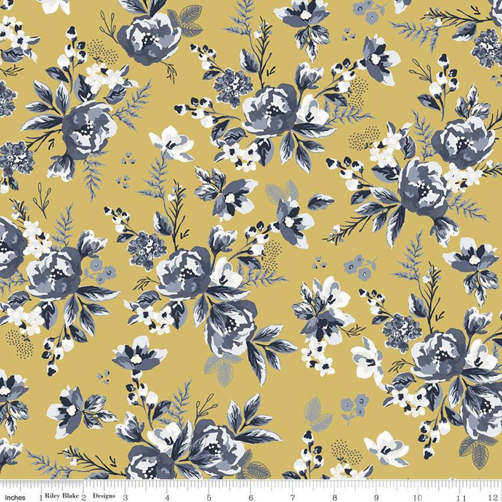 Gingham Foundry - Floral Honey - Yardage