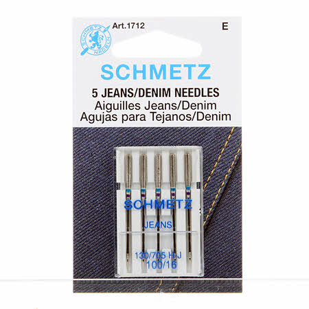 Schmetz Denim/Jeans Machine Needle Size 100/16